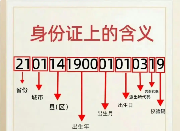 从出生到户籍：一文读懂身份证号码的18个数字含义