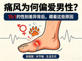 痛风“重男轻女”？一起来看看痛风喜欢“折磨”哪些人