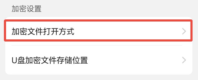 加密文件打开方式