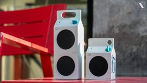 CMF Speaker 系列:可换前盖的“牛奶盒”音箱