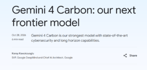 谷歌Gemini 4 Carbon综合智能登顶，编程等单项仍有对手领先