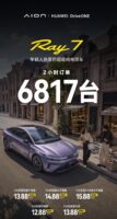 广汽埃安Ray7开启预售:12.88万元起,2小时收获6817单